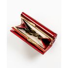 Portfel, czerwony, skórzany, Peterson