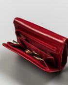 Portfel, czerwony, skórzany, RFID, Peterson