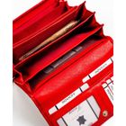 Portfel, czerwony, skórzany, Rovicky