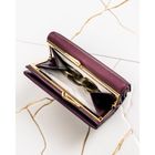 Portfel, fioletowy, skóra naturalna i ekologiczna, RFID, Peterson