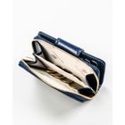 Portfel, granatowy, skóra ekologiczna, Peterson