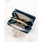 Portfel, granatowy, skóra ekologiczna, Peterson