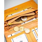 Portfel, jasnobrązowy, skóra ekologiczna, 4U Cavaldi