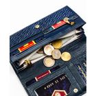 Portfel, niebieski, Peterson