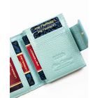 Portfel, skórzany, kwiatowy wzór, Peterson