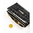 Portfel, szary, skóra ekologiczna, Peterson