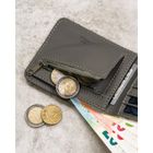 Portfel, szary, skóra ekologiczna, RFID, Peterson