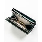 Portfel, zielony, skóra ekologiczna, Peterson