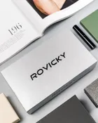 Portfel, żółty, skórzany, Rovicky