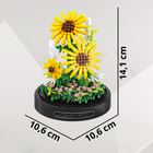 QBI, Słoneczniki na łące, klocki konstrukcyjne, 545 elementów