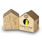 Qualy, Budka, wieszak na klucze, biało-czarny, 10091 WH-BK