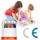 Rawmark, Misie, kredki żelowe, 12 szt. + pędzel
