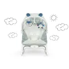 Ricokids, leżaczek bujaczek z wibracją, szary