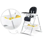 Ricokids, Tulo, krzesełko do karmienia, czarne