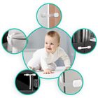 Ricokids, zabezpieczenie otwierania szafek, białe, 6 szt.