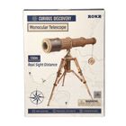 Robotime, Teleskop, drewniane puzzle 3D, 314 elementy