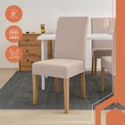 Ruhhy, pokrowce na krzesła, beżowe, 6 szt.