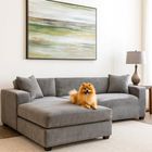 Ruhhy, pokrowiec na kanapę, cimnoszary, 145-185 cm