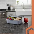 Ruhhy, śniadaniówka/lunchbox, szary, 800 ml, 26169