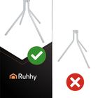 Ruhhy, wieszak stojący, biały, 170 cm