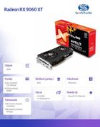 Sapphire Technology, karta graficzna, Radeon RX 9060 XT PULSE 8GB GDDR6 128bit DP/2HDMI