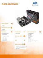 Sapphire Technology, płyta główna, PULSE B850M WIFI AM5 4DDR5 mATX