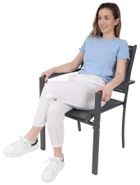 Saska Garden, krzesło ogrodowe, textline, 57-570-88 cm, 2 szt.