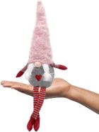 Saska Garden, pani skrzat z puchatą czapą, 45 cm