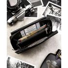 Saszetka na biodro, czarna, skórzana, Rovicky