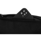 Saszetka na biodro, nerka, czarna, Peterson