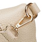 Saszetka na biodro, nerka, jasnobeżowa, skóra ekologiczna, Peterson