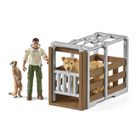 Schleich, Wild Life, Ciężarówka do ratowania zwierząt, duża, zestaw, 42475