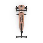 Scoot & Ride, Highwaykick 1, Push and Go, jeździk i hulajnoga z rączką do prowadzenia 2w1, Mocha