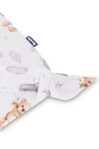 Sensillo, Teddy, rożek niemowlęcy, muślinowy, szary 75-75 cm