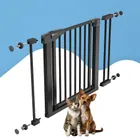 Sipo, bramka zabezpieczająca na schody, barierka ochronna, czarna