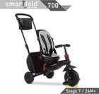 Smart Trike, Folding Trike 700 8w1, składany rowerek z funkcją spacerówki, czarny