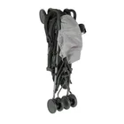 Smiki, Hurricane, wózek spacerowy, szaro-czarny