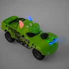 Smiki, Monster Truck, interaktywny pojazd z funkcją pary, światło i dźwięk