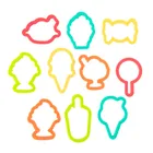 Smiki, stolik z masą plastyczną, 4 kolory i akcesoria