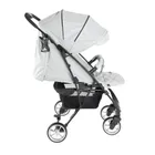 Smiki, Thunder Pro, wózek spacerowy, czarna rama, szaro-srebrny