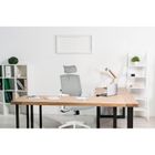 Sofotel, Rotar, fotel biurowy z mikrosiatki, szary