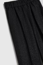 Spodnie materiałowe damskie, czarne, Moodo