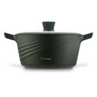 Starke Pro, Naturale, zestaw garnków marmurowych z pokrywką i patelnia, 10 elementów