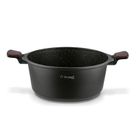 Starke Pro, Redwood, zestaw garnków z pokrywką i patelnia, 10 elementów