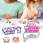 Sticki Rolls, Bransoletki z rolkami, zestaw DIY z naklejkami kolekcjonerskimi, 320 elementów
