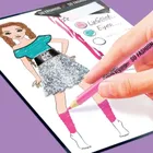 Style4Ever, Projekt Moda, Szkicownik, zestaw kreatywny z naklejkami