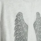 Szara koszulka basic z bawełny czesanej NOWEAR