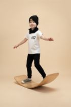 T-shirt chłopięcy, ecru, Pinokio