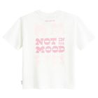 T-shirt oversize z bawełny czesanej NOWEAR