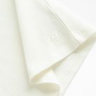 T-shirt prążkowany z domieszką modalu NOWEAR